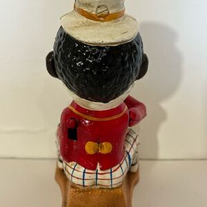 Cast Iron Mechanical Bank Counter Ball Game